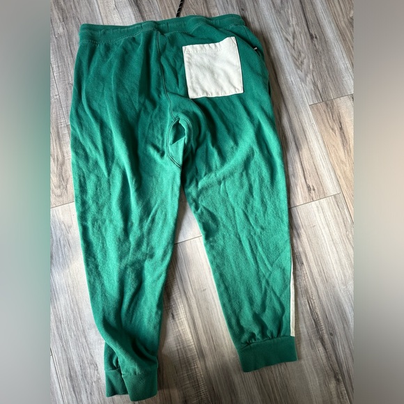 Edgar and Ash Sweat Set Color blocked Hoodie & Jogger in Green & Tan Size XL - Picture 8 of 10